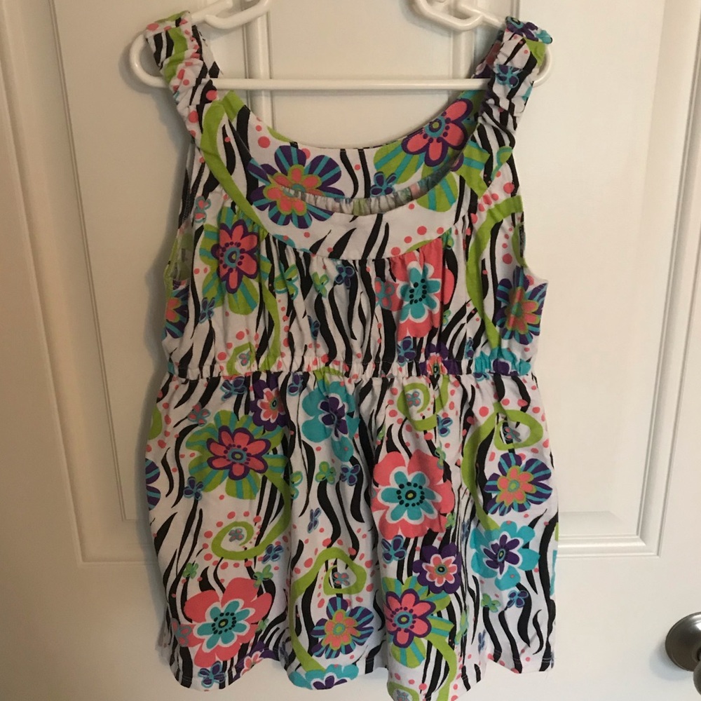 J. Khaki patterned tank top - Picture 1 of 3